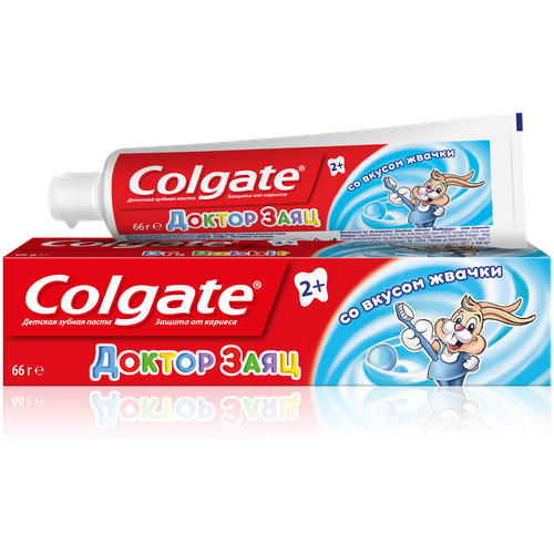 Зубная паста детская Colgate Доктор Заяц вкус Жвачки 50 мл