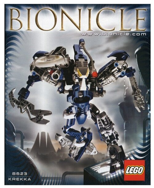 Конструктор LEGO Bionicle 8623 Крекка, 214 дет.