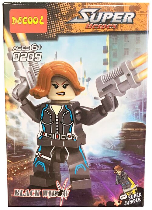 Конструктор Jisi bricks (Decool) Super Heroes 0209 Black Widow