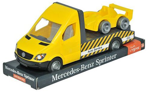 Набор машин Тигрес Mercedes Sprinter (39711), желтый