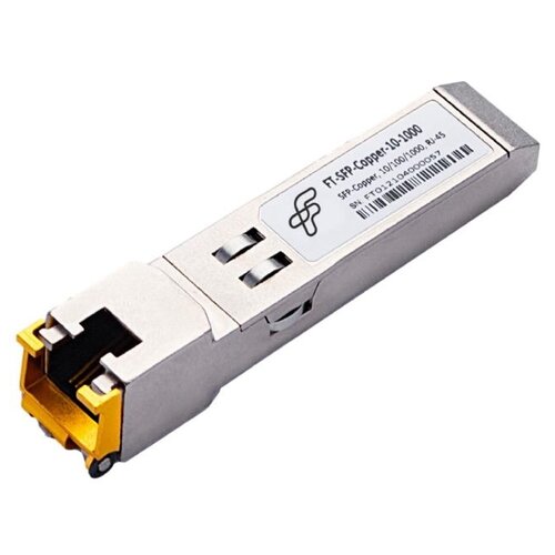 SFP трансивер Fibertrade FT-SFP-Copper-10-1000 10 шт партия высокоскоростной трансивер tja1044gtk 3z hvson 8 marking 1044g3 can interface ic с режимом ожидания