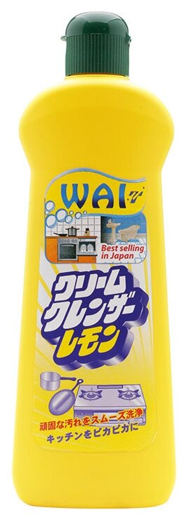 Чистящее и полирующее средство с ароматом лимона Nihon Detergent, 400 мл, 400 г