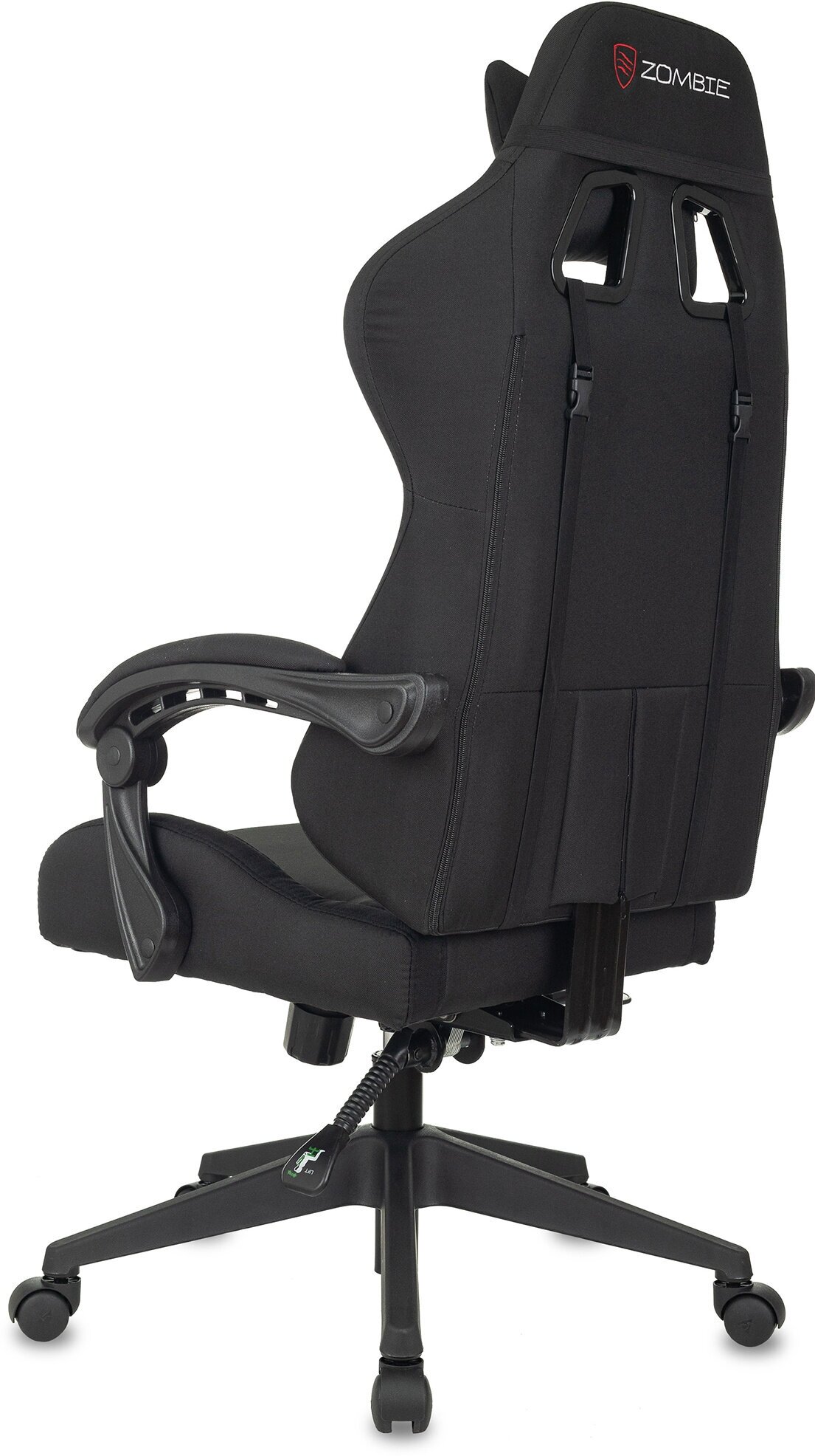 Кресло игровое Predator черный Neo Black крестов. пластик - фотография № 5