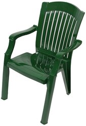 Кресло пластиковое Стандарт Пластик Премиум-1 90 x 45 x 56 cм темно-зеленое