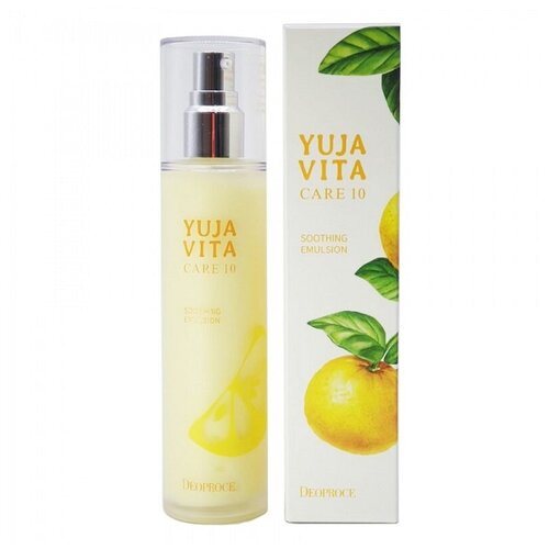 Успокаивающая цитрусовая эмульсия Deoproce Yuja Vita Care 10 Soothing Emulsion, 120 мл