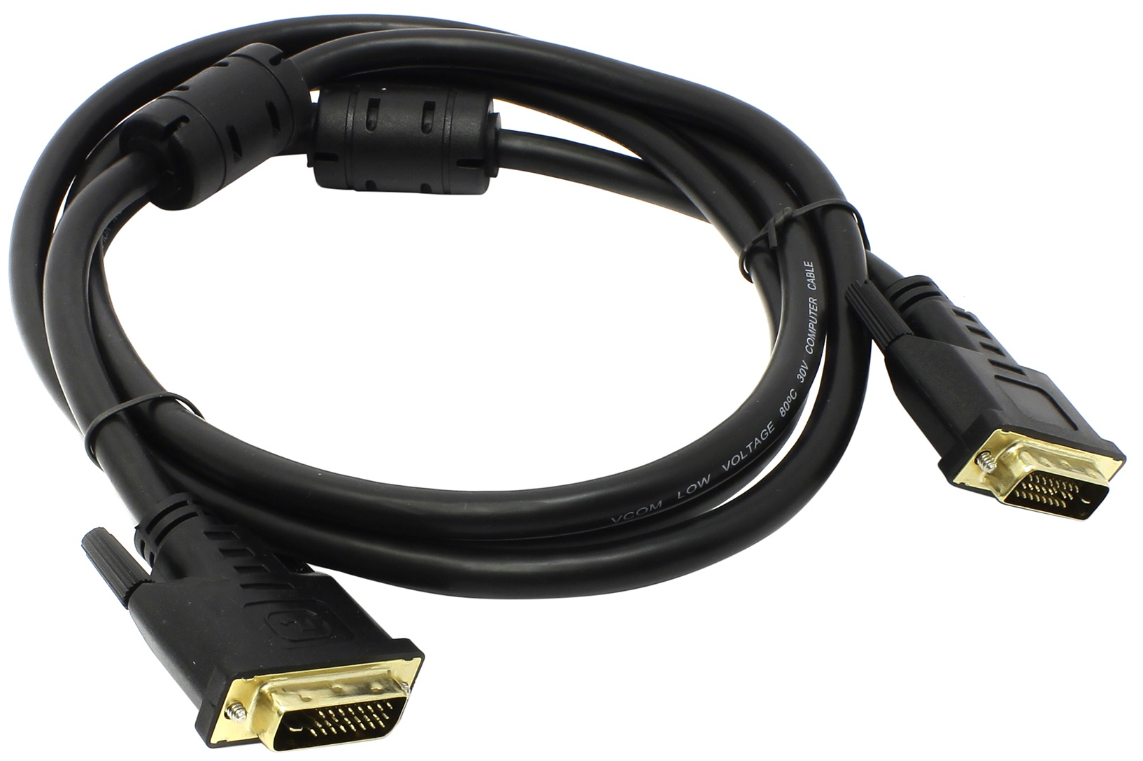 Кабель для монитора VCOM DVI-D-DVI-D Dual Link 1.8 метра [VDV6300-1.8M] - фото №2