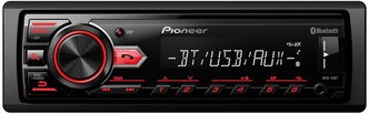 Автомагнитола Pioneer MVH-29BT, черная