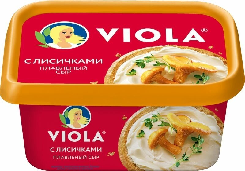 Сыр Viola плавленый с лисичками 50% 400г