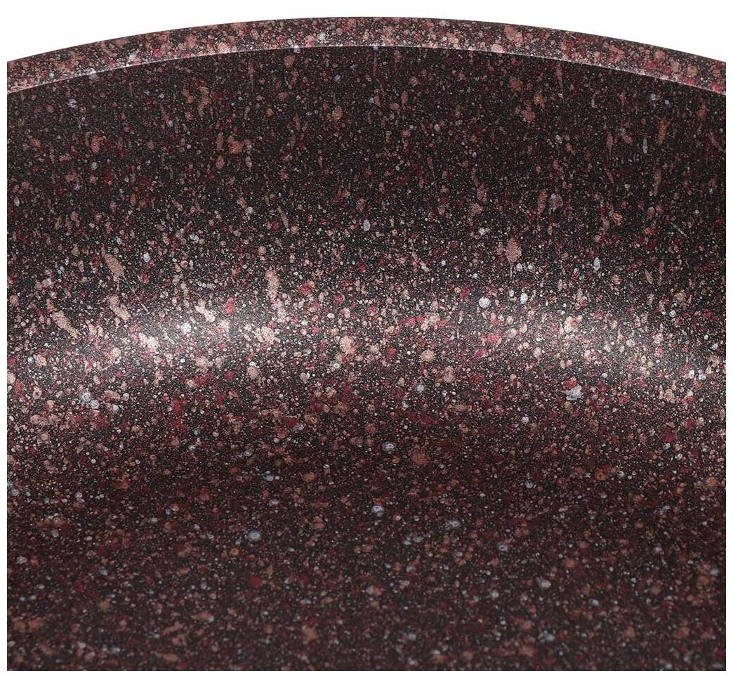 Сковорода с антипригарным покрытием со съемной ручкой Kukmara (Granit Ultra Red) сга262а, 26 см - фотография № 5