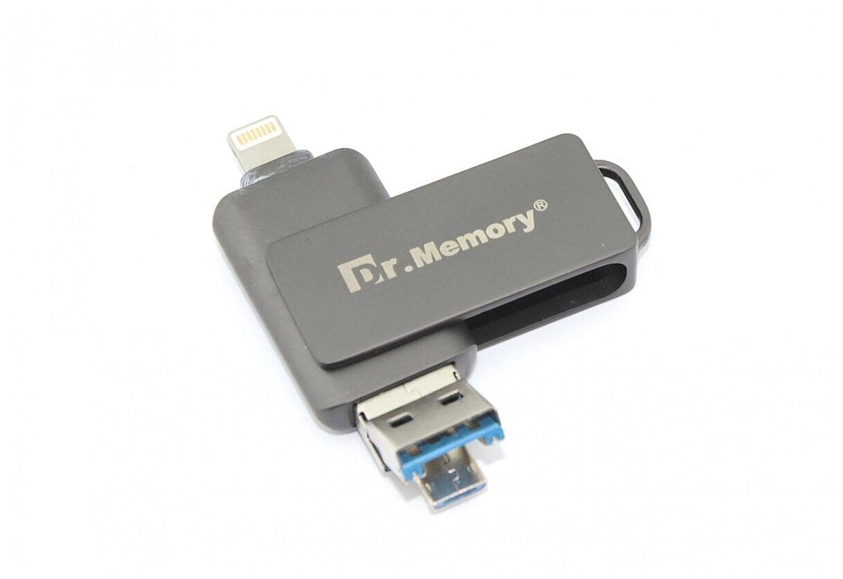 Флешка USB Dr. Memory 051 8GB, USB 3.0, черный