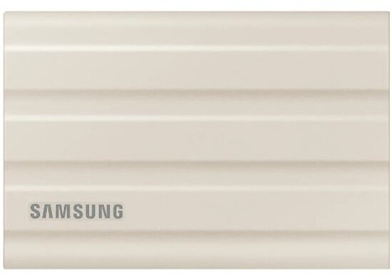 Внешний SSD диск Samsung 1.8" T7 Shield 2.0 Tb USB 3.2 Type-C beige MU-PE2T0K/WW