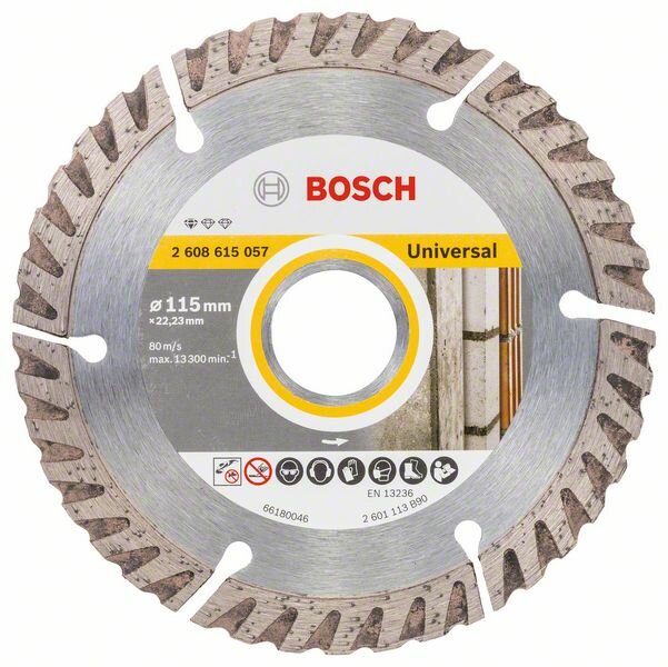Алмазный отрезной диск Bosch Standard for Universal 115мм. (2608615057)