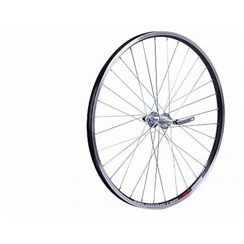 фото Колесо 26" заднее 32 спицы двойной обод втулка sf-a09r (колесо 26" зад, двустен.обод 32 отв., втулка sf-a09r сталь под v-brake, эксцентрик под трещетку 6-8 ) felgebieter
