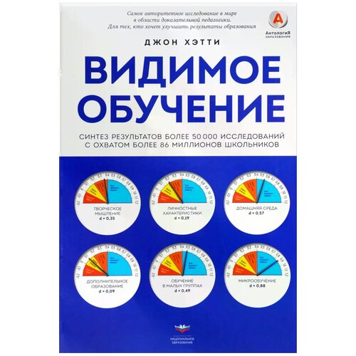 Хэтти Джон А. С. "Видимое обучение. Синтез результатов более 50 000 исследований с охватом более 80 миллионов школьников" офсетная