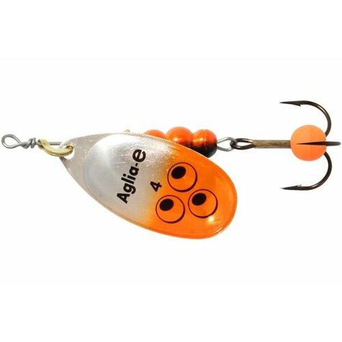 Блесна вращающаяся Mepps AGLIA-E 4 SHO S/Orange C_PVB2OR_44 блесна вращающаяся mepps aglia flying c 25g 3 silver orange c afco24 3254