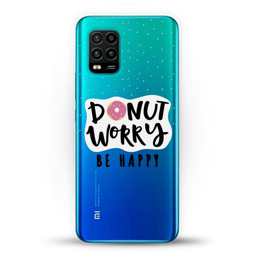 фото Силиконовый чехол donut worry на xiaomi mi 10 lite andy & paul