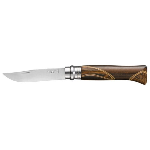 Нож складной OPINEL №8 VRI Luxury Tradition Chaperon коричневый нож складной opinel 6 atelier коричневый бежевый