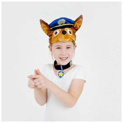 фото Головной убор швейный "шапка детская гончик (чейз)" серия "щенячий патруль", р-р 52-54 riota