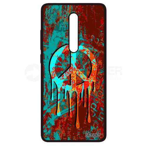 фото Чехол на xiaomi mi 9t, "peace and love" мир и любовь пацифизм utaupia