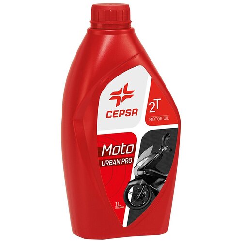 Синтетическое моторное масло CEPSA MOTO 2T URBAN PRO, 1 л