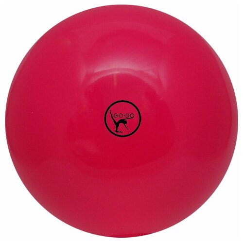 фото Мяч для художественной гимнастики go do. диаметр 15 см. цвет: розовый. производство: россия.. sprinter