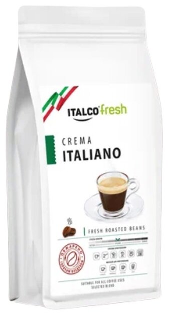 Кофе в зёрнах Italco Fresh Crema Italiano 375 гр