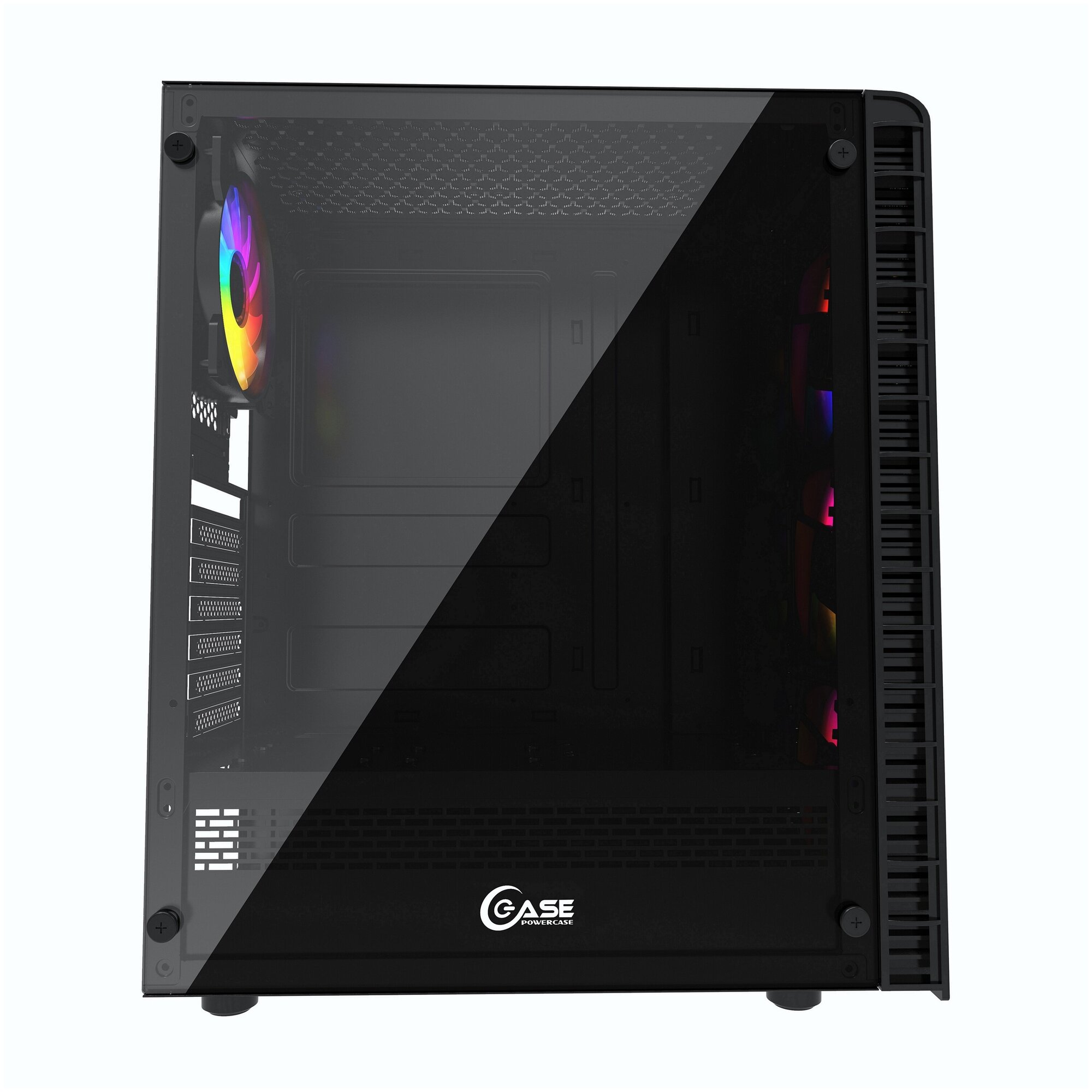 Корпус ATX Powercase CMIG4C-A4 черный, без БП, с окном, USB 3.0, 2*USB 2.0, audio - фото №7