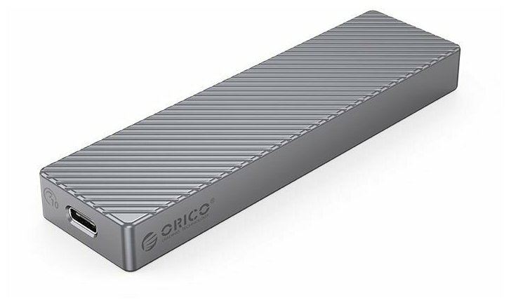 Корпус для SSD M.2 NVMe/ NGFF(SATA), USB3.1 Gen2 Type-C (10 Гбит/с), Orico FV15C3-G2, серый (ORICO-FV15C3-G2-GY-BP)