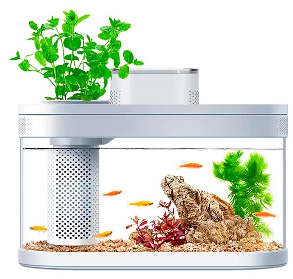 Умный Аквариум Geometry AI Smart Modular Fish Tank Pro С180 (HF-JHYG07) версия с автокормушкой - фотография № 1