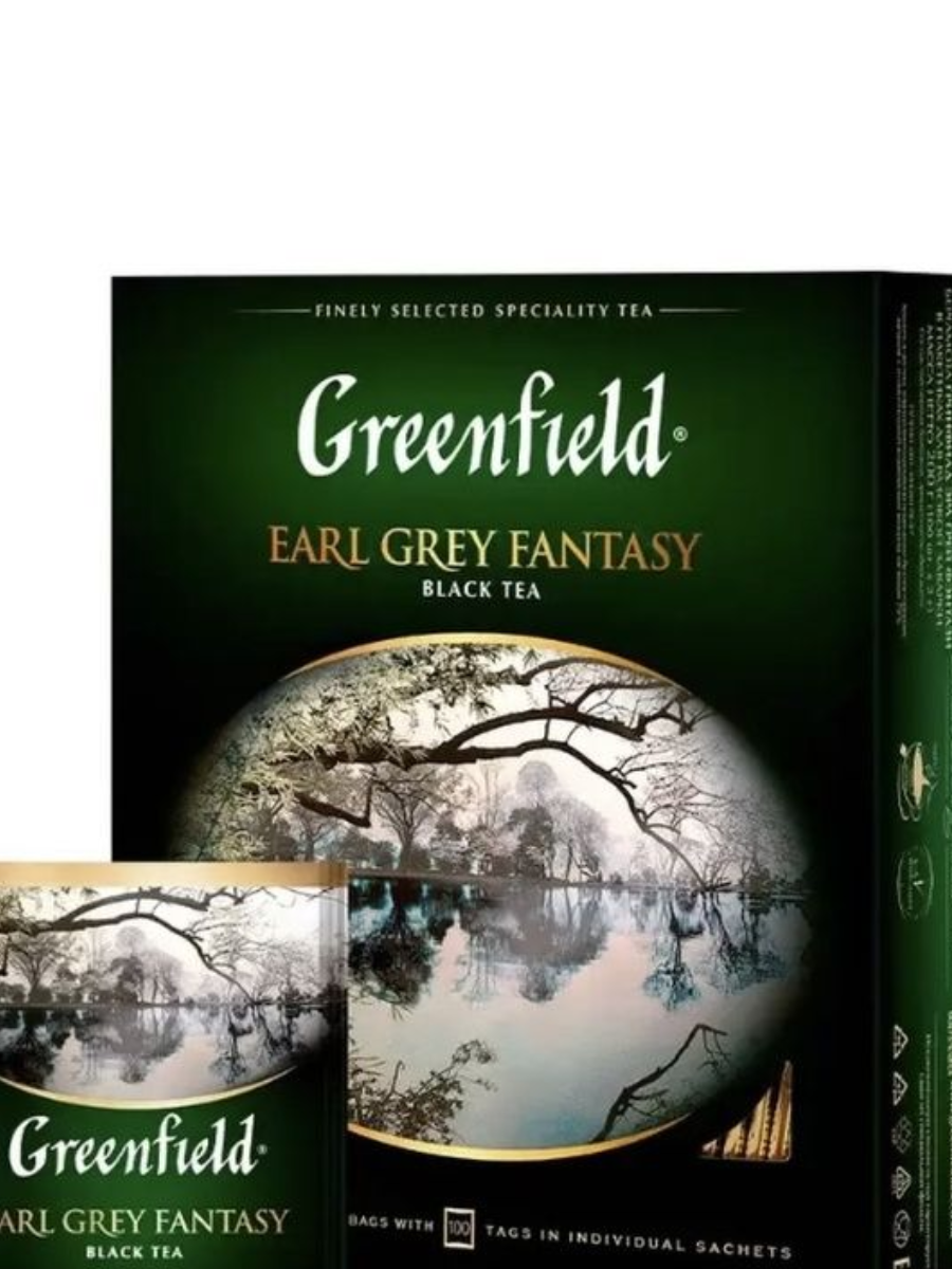 Greenfield чай черный пакетированный Earl Grey Fantasy 2г*100п