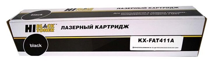 Тонер-картридж Hi-Black (HB-KX-FAT411A) для Panasonic KX-MB1900/2000/2020/2030/2051, 2K 98010981 .