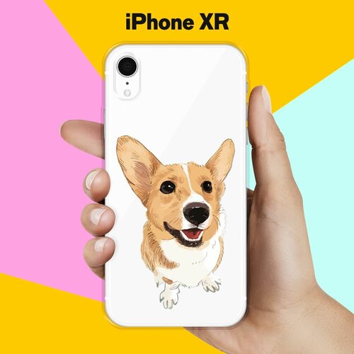 Силиконовый чехол Хороший корги на Apple iPhone Xr силиконовый чехол корги лежит на apple iphone xr