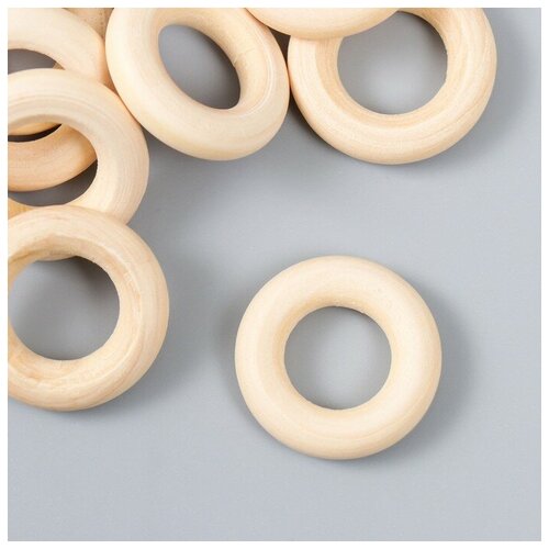 Кольца деревянные d25 мм набор 11 шт без покрытия 557₽