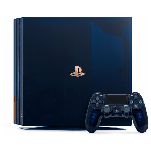 фото Игровая приставка sony playstation 4 pro 2 тб 500 million limited edition, синий,