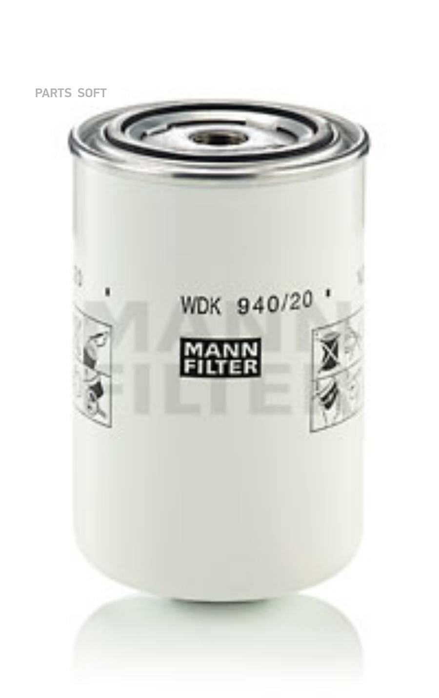 MANN-FILTER WDK940/20 Фильтр топливный