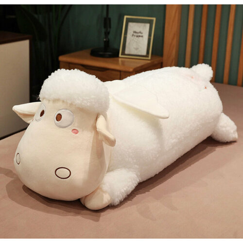 Мягкая игрушка-подушка обнимашка Овечка, 60 см.