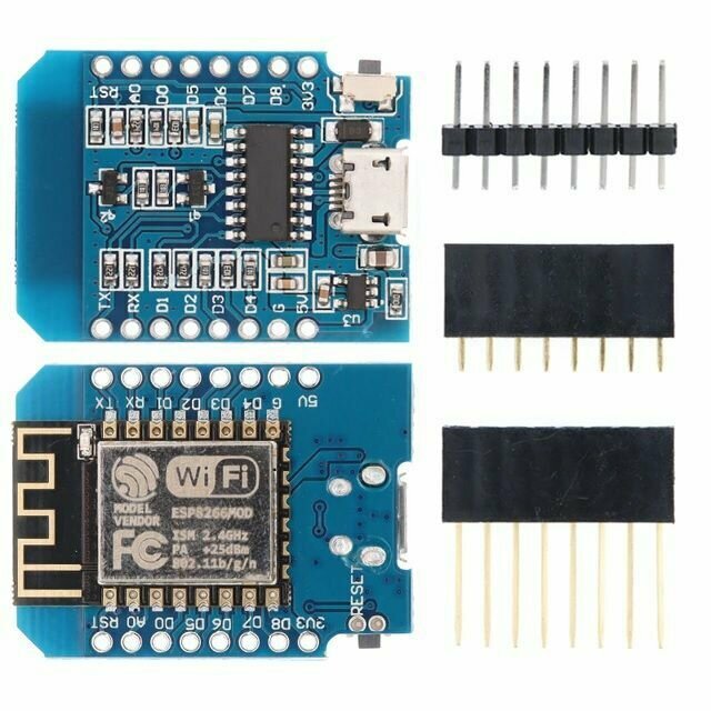 Контроллер на Wi-Fi модуле ESP8266 4Mb WeMos D1 Mini, microUSB