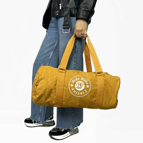 фото Сумка тоут bobo, фактура матовая, желтый