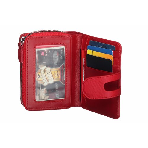 фото Кошелек 30-112-красный, фактура матовая, мультиколор наталья зруйнованая