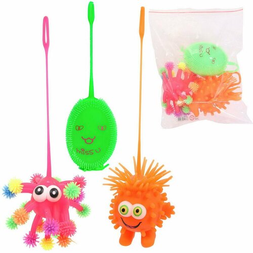Набор Игрушки-антистресс Junfa SQUISHY игрушка антистресс junfa dinosaur world мялка лягушка с разноцветными шариками со световыми эффектами 12 шт в дисплее