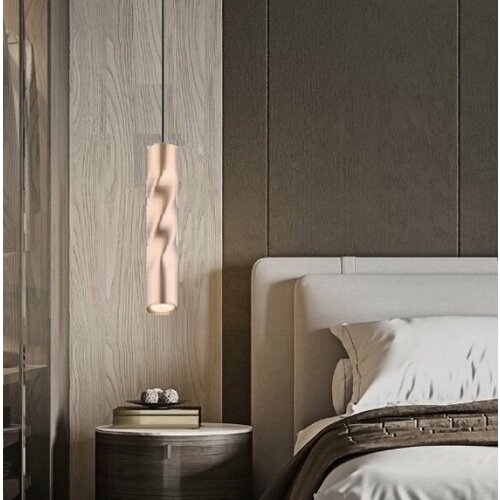 Светильник подвесной Elegant SPF-10221 COFFEE/кофе D55/H300/1/GU10/50W Scroll