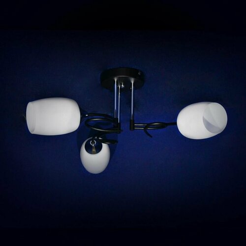 Люстра Verner Lighting А2583/3 BK+CH Е27 3*40Вт