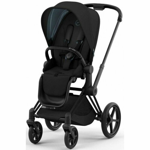 Коляска прогулочная (компл) Cybex PRIAM IV Sepia Black шасси Matt Black коляска 3 в 1 new cybex priam iv sepia black шасси matt black с автолюлькой sb plus