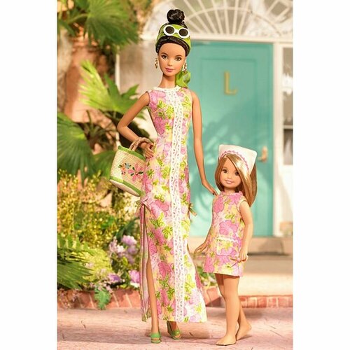 Кукла Barbie and Stacie by Lilly Pulitzer (Барби и Стейси от Лилли Пулитцер) кукла barbie сёстры и щенки 23 см fhp61 стейси