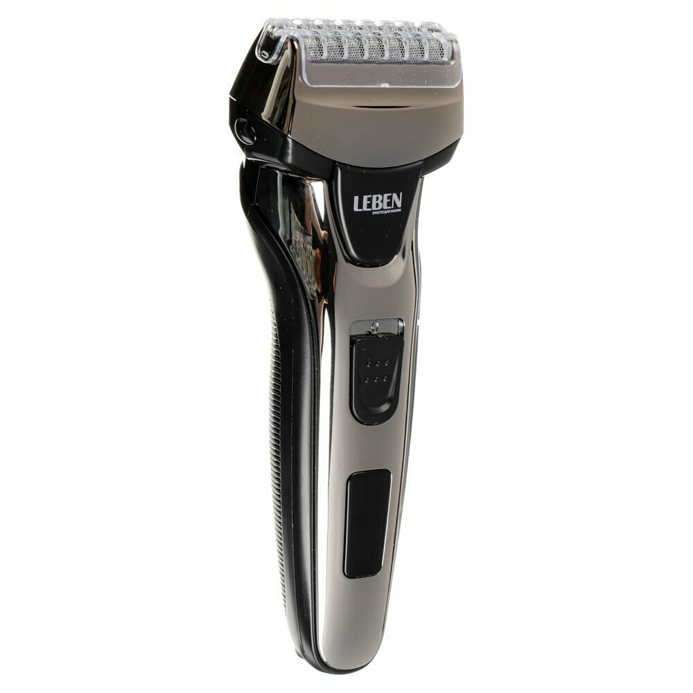 фото Электробритва сеточная с выдвижным триммером LEBEN 251-096