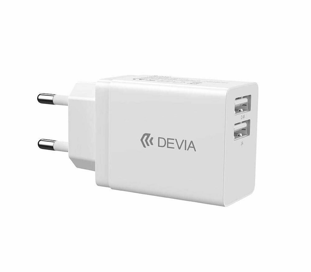 Зарядное устройство Devia Smart Series PD 2 USB, белый