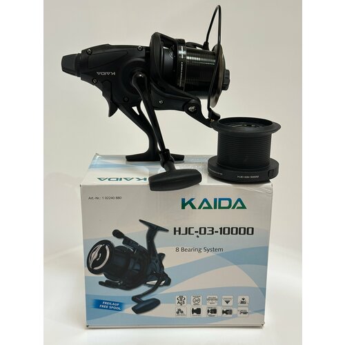 Карповая катушка Kaida HJC03 10000 фрикцион с байтраннером