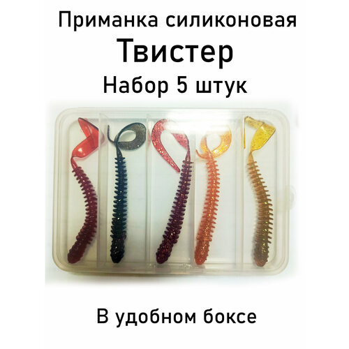 фото Приманка силиконовая твистер master fish group
