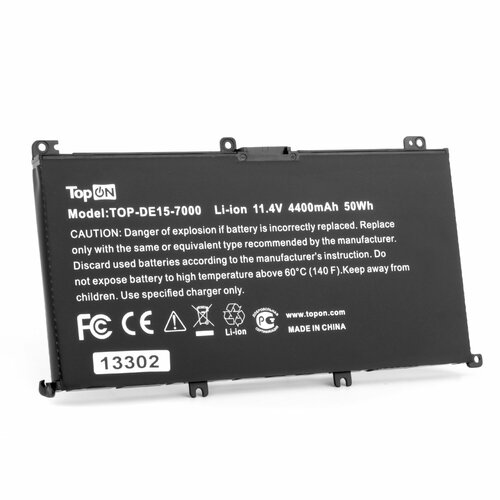 Аккумулятор для ноутбука Dell 15-7000. 11.4V 4400mAh. PN: 357F9. аккумулятор батарея для ноутбука dell inspiron 15 7559 357f9 11 4v 6400 mah