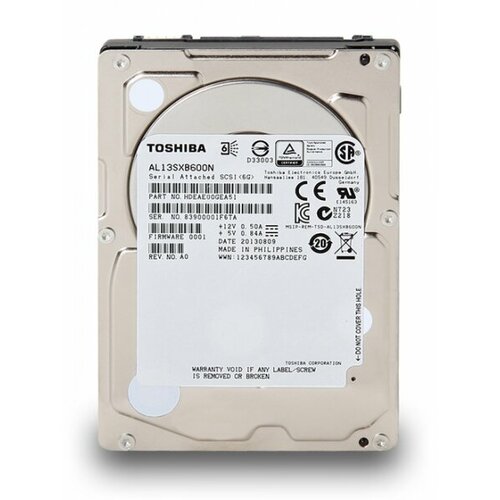 Жесткий диск Toshiba HDEAE00GEA51 600Gb 15000 SAS 25 HDD 1604000₽